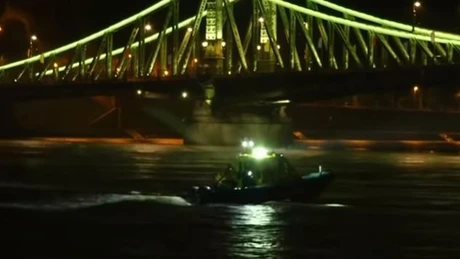 Naufragiu pe Dunăre, în Ungaria: şapte morţi şi 19 dispăruţi, la Budapesta - VIDEO