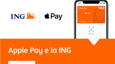Clienţii UniCredit România și ING Bank pot efectua plăţi contactless prin intermediului sistemului Apple Pay