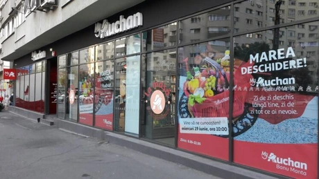 Auchan România anunță că vânzările sale din ultimele zile s-au dublat, iar 120 de camioane de marfă aprovizionează zilnic lanțul de magazine