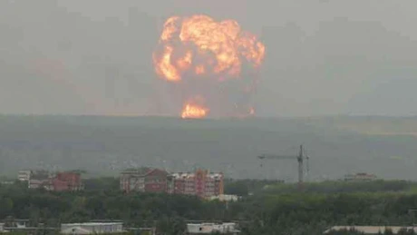 Test eşuat cu rachetă cu propulsie nucleară în Rusia: Cinci angajaţi ai Rosatom, ucişi în explozie