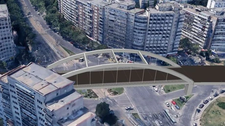 Pasajul Doamna Ghica – Colentina: cum arată proiectul de 28 milioane de euro. Se lucrează la devierea reţelelor şi construcţia bretelelor VIDEO