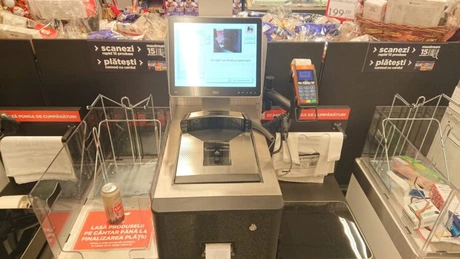 Mega Image a început să renunțe la casieri. Introduce casele self-scan, până la sfârșitul anului vor fi în 10 supermarketuri din București