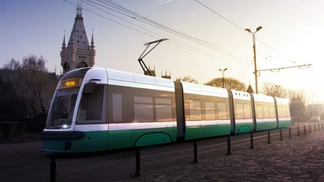 Primul oraş din România care ar putea primi tramvaie noi de la Guvern. Vor fi livrate de polonezii de la Pesa FOTO