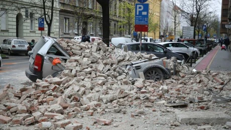 Cutremur puternic în Croația. Scene de panică și importante pagube materiale în Zagreb