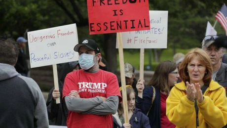 Protestele din SUA se înmulţesc din cauza măsurilor de izolare împotriva Coronavirusului