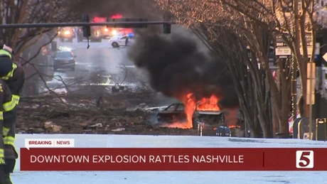 Update:  O explozie puternică a avut loc în Nashville, capitala statului american Tennessee. Poliția suspectează că e vorba de un act criminal