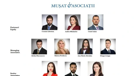 Promovări la Mușat și Asociații, unul dintre granzii avocaturii din România: Trei parteneri noi și șapte avocați ridicați în poziții de senior