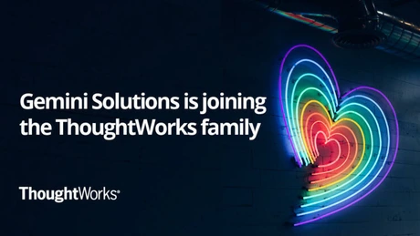O nouă achiziţie pe piaţa IT: Americanii de la ThoughtWorks preiau Gemini Solutions, fondată în SUA, dar cu echipa de dezvoltare în România