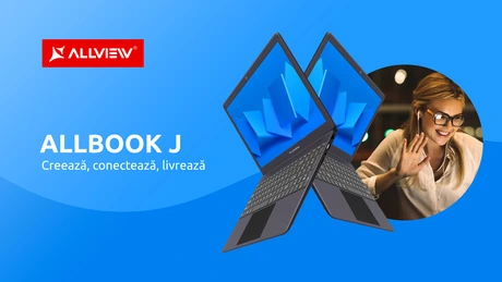 Allview a lansat Allbook j, cel mai nou model de laptop din protofoliul său