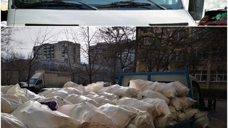 Premieră în București: S-a confiscat prima mașină ce transporta ilegal moloz. Plus 30.000 de lei amendă