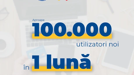 Aproape 100.000 de noi utilizatori s-au înscris în luna ianuarie pe platforma Ghişeul.ro