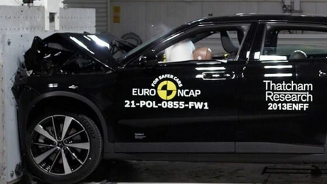 Patru noi vehicule, testate de EuroNCAP