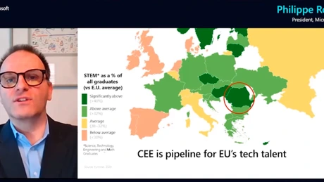 Rogge, preşedinte Microsoft CEE: România: Există un decalaj masiv între potențialul ţării și rezultat, ceea ce este cu adevărat paradoxal