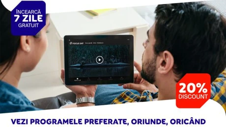 Testează 7 zile gratuit pachetele TV online Play TV de la Focus Sat (P)