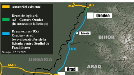 Drum Expres Oradea - Arad: Consitrans, desemnat câștigător al licitației pentru proiectare
