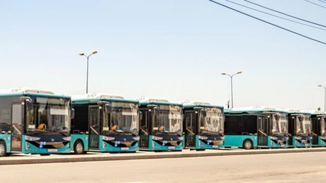 Primăria Mangalia a recepționat zece autobuze electrice cumpărate cu fonduri europene