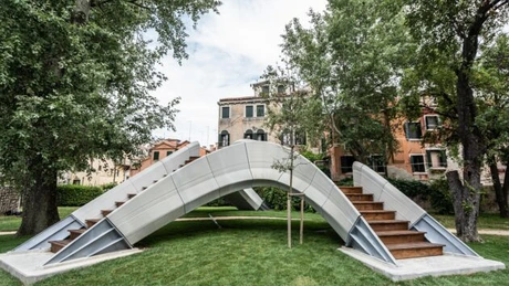 Grupul Holcim dezvăluie primul pod din lume realizat cu beton printat 3D FOTO ȘI VIDEO