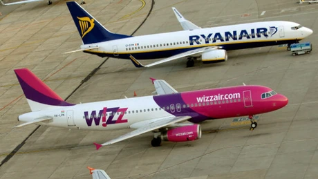 Ryanair și Wizz Air se bat în bilete ieftine pe rutele de la București. Prețurile sunt sub 50 de lei