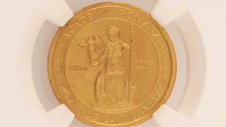 Cea mai valoroasă monedă românească modernă bătută vreodată, scoasă la licitație alături de alte monede unice