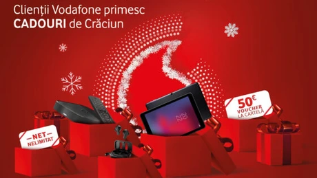 Vodafone România anunţă ofertele pentru Crăciun. 