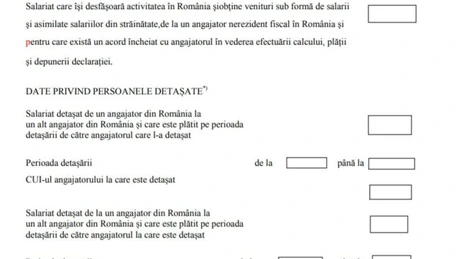Declaraţia 112 va avea formular nou, actualizat în acord cu prevederile despre reţinerea CASS pentru partea din pensie care depăşeşte 4.000 de lei