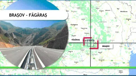 Autostrada Brașov - Făgăraș: Variantele 1 și 2 de traseu, recomandate pentru a fi analizate mai departe