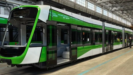 Primul tramvai din contractul cu Astra va ajunge la București de 1 iunie - Nicușor Dan - VIDEO