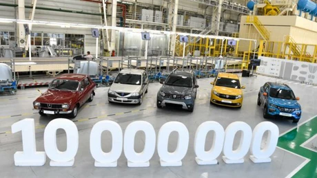 10 milioane de mașini produse sub marca Dacia. Un Duster, modelul aniversar