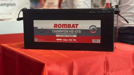 Rombat va lansa din august bateria Heavy Duty Champion HD-EFB, cu o durată de viață de trei ori mai mare decât cea a bateriilor clasice