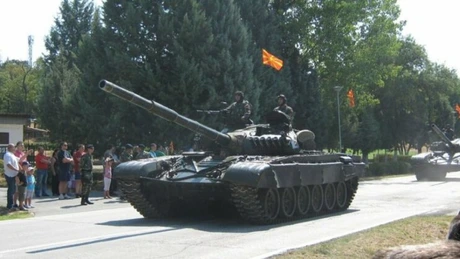 Macedonia de Nord trimite tancuri de fabricație sovietică în Ucraina, ca parte a planului său de modernizare a armatei