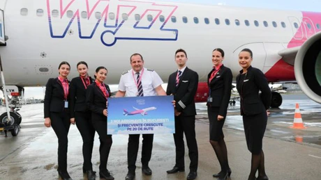 Wizz Air continuă angajările şi recrutează însoţitori de zbor din nouă oraşe