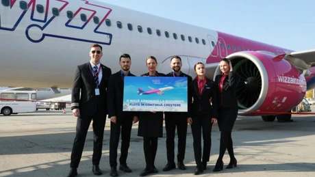Wizz Air a adus a 16-a aeronavă la baza sa din Otopeni