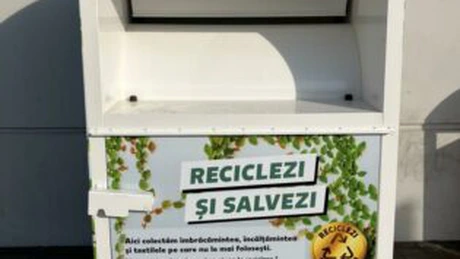 Kaufland introduce containere pentru reciclarea materialelor textile în magazinele din București și împrejurimi