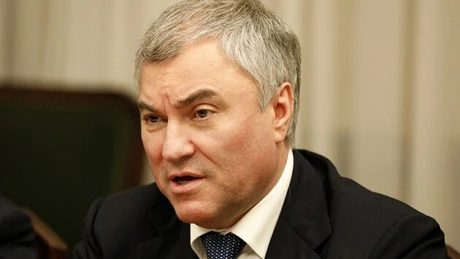 Șeful Dumei de Stat amenință că Moscova va confisca proprietățile germane, dacă Berlinul va folosi activele ruse pentru reconstrucția Ucrainei