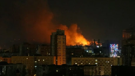 Ucraina - Forţele ruse au bombardat din nou Kievul în timpul nopţii
