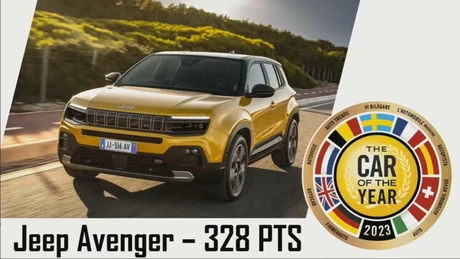 Jeep Avenger a primit premiul  „Car of the Year” 2023