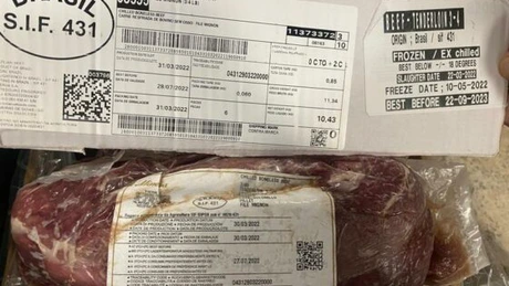 ANPC București a oprit de la comercializare 2,8 tone de carne în urma unui control la furnizorii restaurantelor din zona Pieţei Alba Iulia