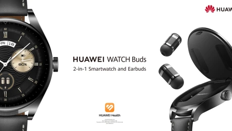 Huawei lansează noul Watch Buds, primul ceas cu căști încorporate. Când ajunge în România și cât va costa