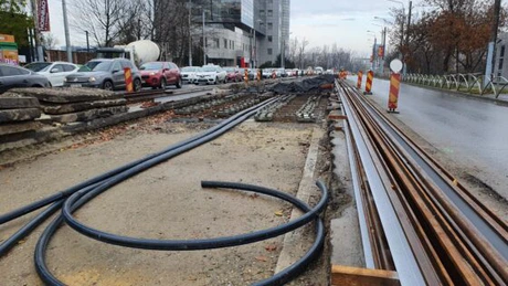 Nicuşor Dan: La finele anului vor începe lucrările de reabilitare a 30 de kilometri de linii de tramvai