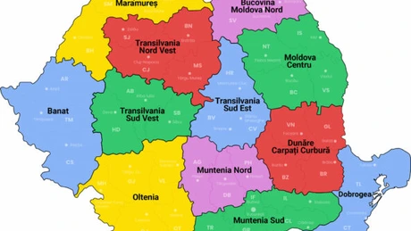 Regionalizare România. 12 