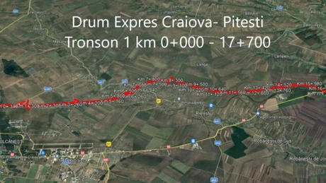 O asociere formată dintr-o firmă turcească și două firme românești a câștigat licitația pentru finalizarea primului tronson din Drumul Expres Craiova - Pitești