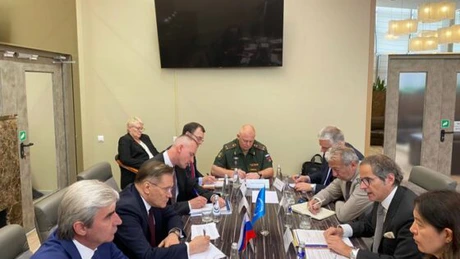 Șeful AIEA, Rafael Grossi, s-a întâlnit cu mai mulți oficiali ruși pentru a discuta despre securitate centralei nucleare de la Zaporojie