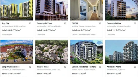 Prețuri apartamente: Scădere în Bucureşti şi Braşov