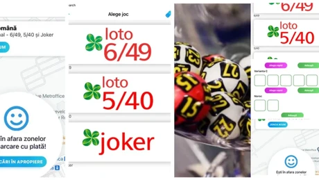 Loteria Română: Report de peste 1,75 milioane de euro duminică, la Joker