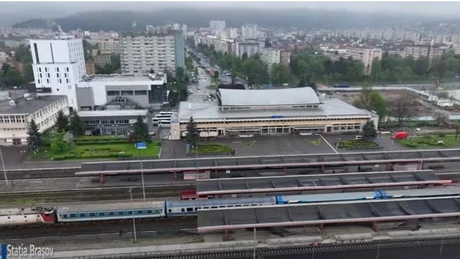 Calea ferată Brașov - Sighișoara: Prima 