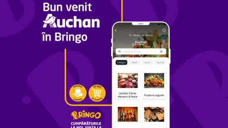 Prietenie strategică în retail. Auchan aduce 30.000 de produse alimentare și non-alimentare în platforma Bringo a concurentului Carrefour