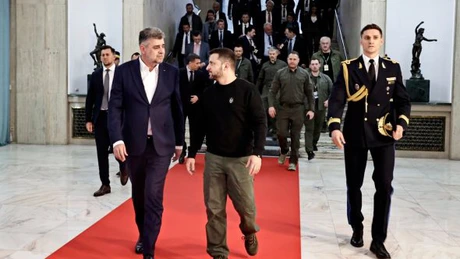 Ciolacu și Zelenski au agreat accelerarea proiectelor de infrastructură în vederea dublării capacităţii de tranzit prin porturile româneşti