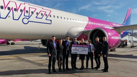 Wizz Air a inaugurat astăzi zborurile București - Salonic și Craiova - Dortmund