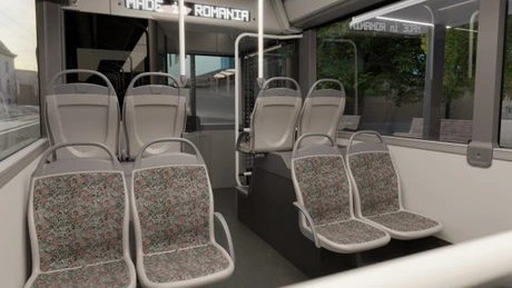 Autobuz electric fabricat în România, prezentat la Bruxelles. Producătorul din Mediaș vrea să mai fabrice tramvaie, chiar și trenuri de metrou FOTO