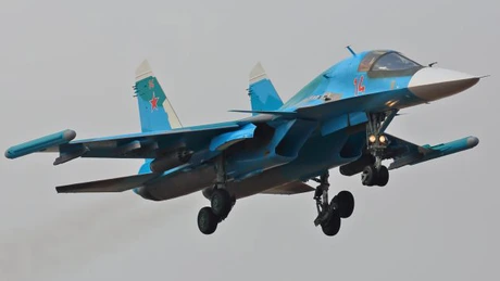 Kievul susține că a doborât vineri trei bombardiere rusești Suhoi Su-34